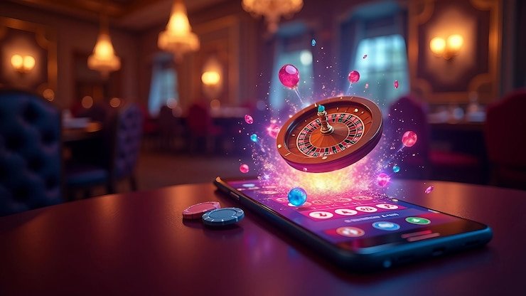 Dealer profesional 88big dalam studio live Casino Hold'em dengan kamera multi-sudut